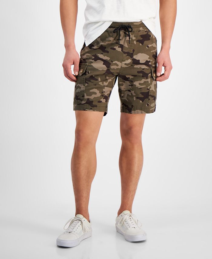 Sun + Stone Men's Cargo Shorts, Created for Macy's - Macy's