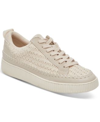 Dolce Vita - Women's Nicona Platform Woven Lace-Up Sneakers
