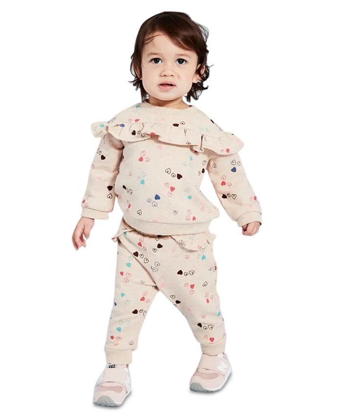 First Impressions Baby Girls Full of Hearts Top and Pants 2 Piece