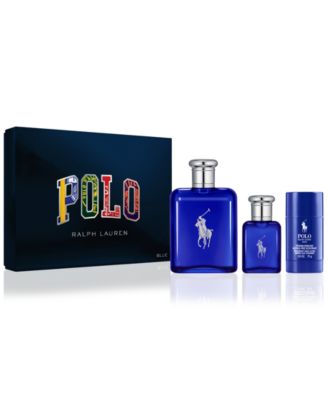 Ralph Lauren Men s 3 Pc. Polo Blue Eau de Toilette Gift Set Macy s