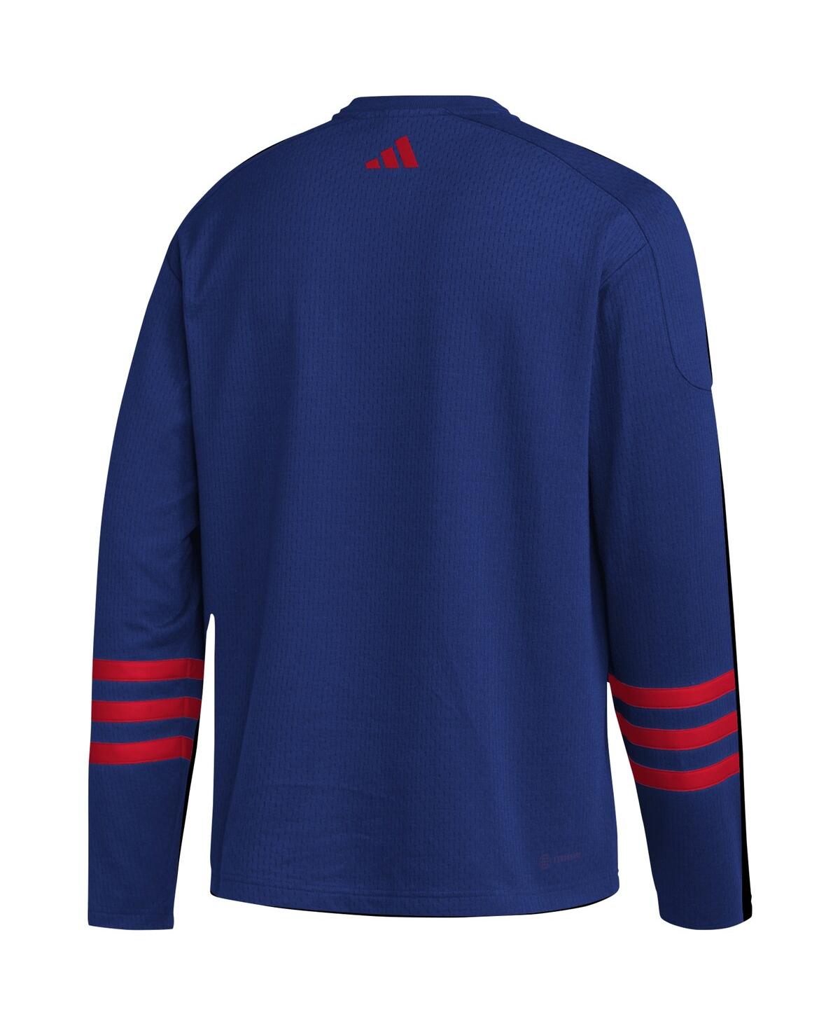 Shop Adidas Originals Men's Adidas Blue St. Louis Blues Aeroreadyâ Pullover Sweater