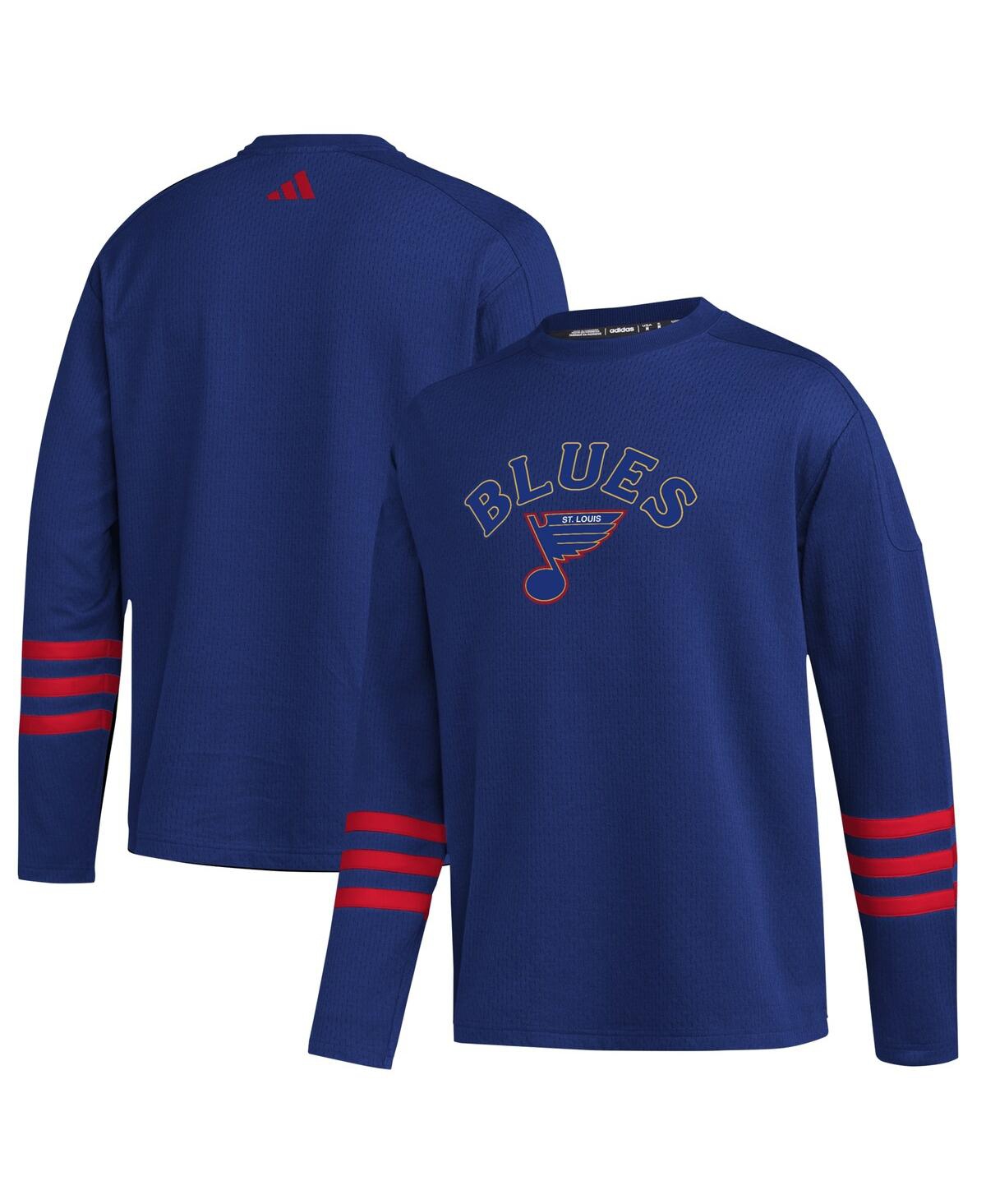 Men's adidas Blue St. Louis Blues AeroreadyÂ Pullover Sweater - Blue
