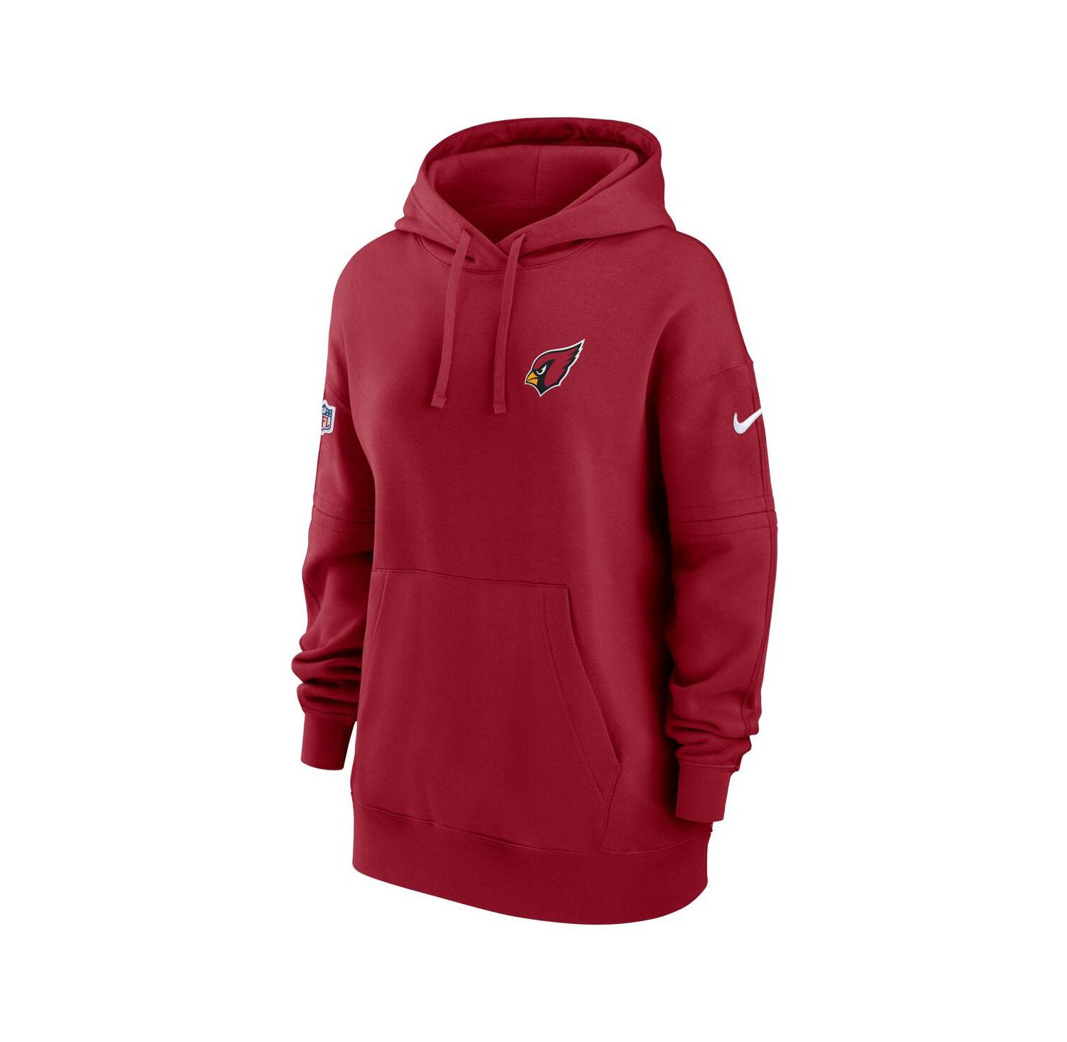 Women's Cardinal Arizona Cardinals 2023 Sideline Club Fleece Pullover Hoodie