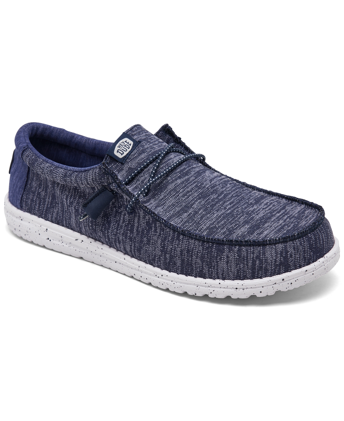 Men's Wally Sport Knit Casual Moccasin Sneakers - Blue