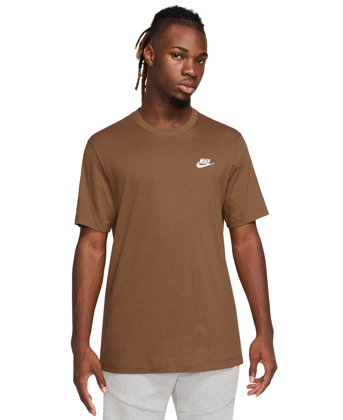 Nike Men's Sportswear Club T-shirt In Lt British Tan
