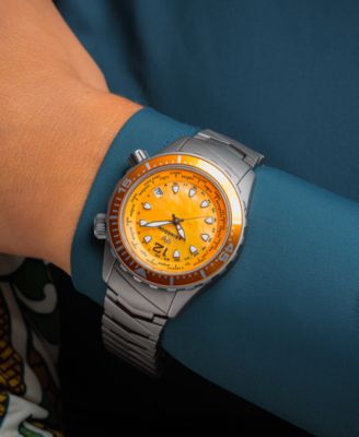 Women's Marina Diver's Multifunctional Titanium Bracelet Watch 40mm