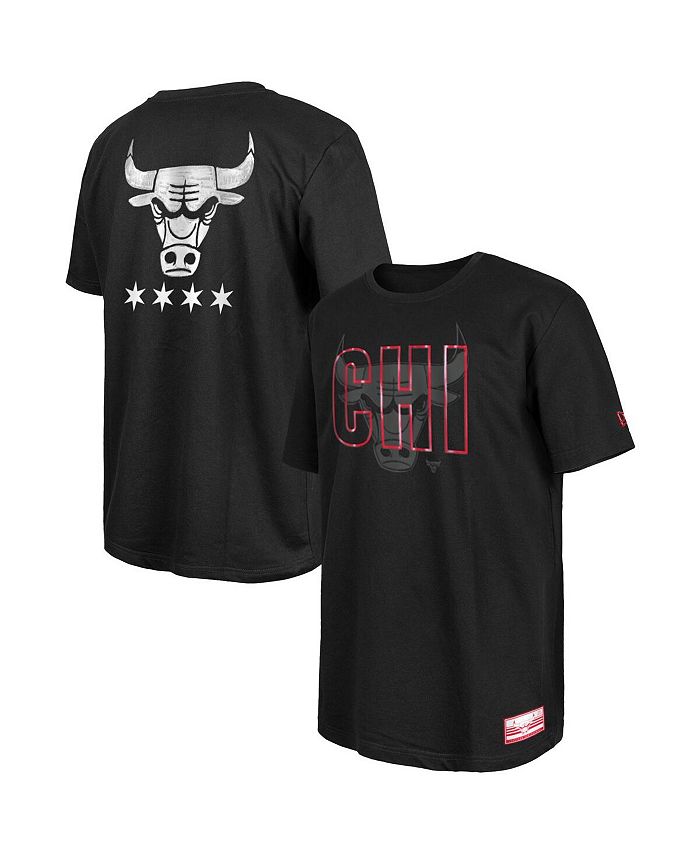 New Era Men's Black Chicago Bulls 2023/24 City Edition Elite Pack T ...