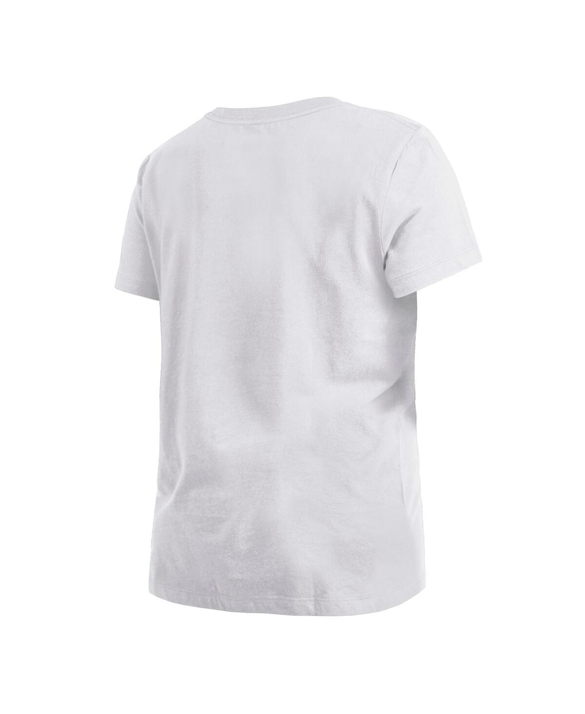 NEW ERA WOMEN'S NEW ERA WHITE ATLANTA HAWKS 2023/24 CITY EDITION T-SHIRT 