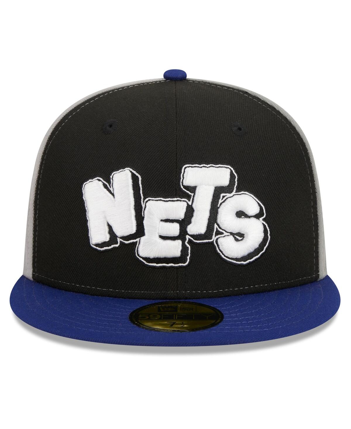 Men's New Era Navy Brooklyn Nets 2023/24 City Edition 59FIFTY Fitted Hat - Navy