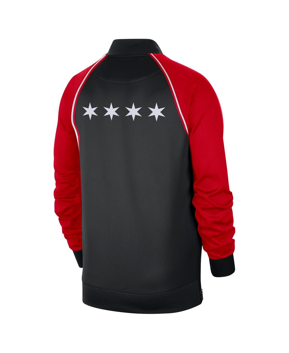 Men's Nike Red Chicago Bulls 2023/24 City Edition Authentic Showtime Performance Raglan Full-Zip Jacket - Red