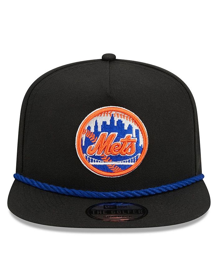 New Era Men's Black New York Mets Branch Golfer Snapback Hat - Macy's