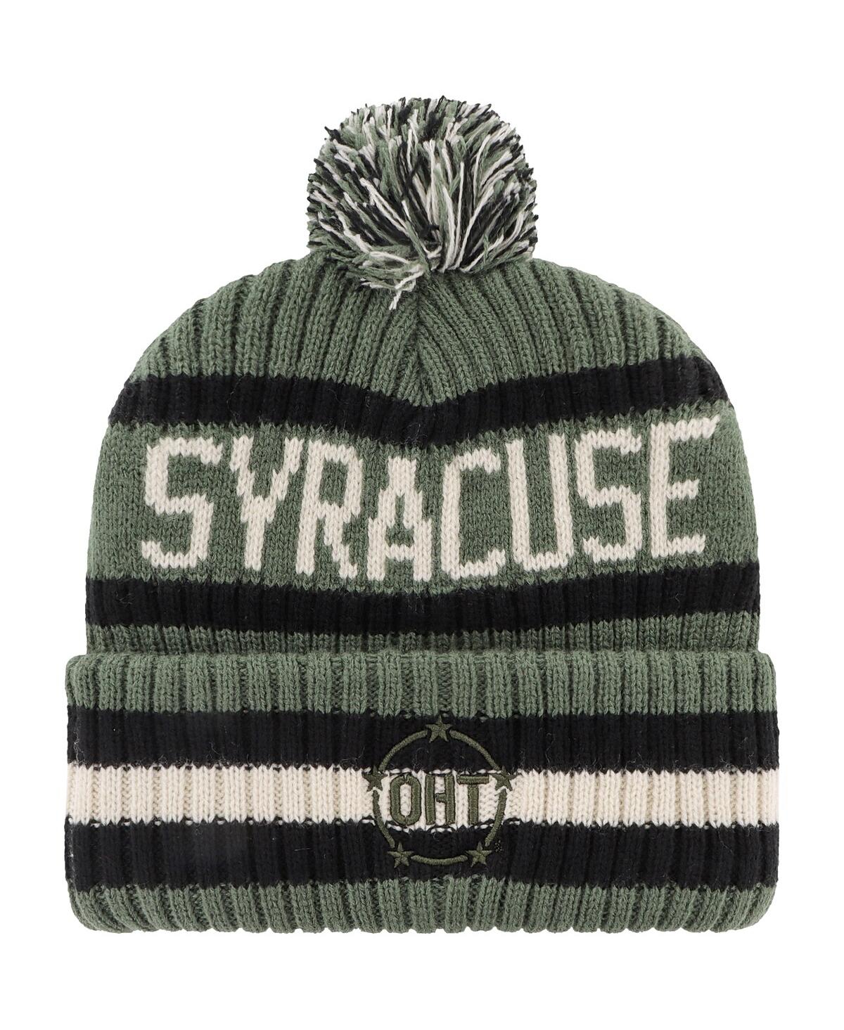 Shop 47 Brand Men's ' Green Syracuse Orange Oht Military-inspired Appreciation Bering Cuffed Knit Hat With