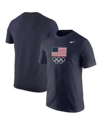 Nike Men's Navy Team USA Olympic Rings Core T-shirt - Macy's