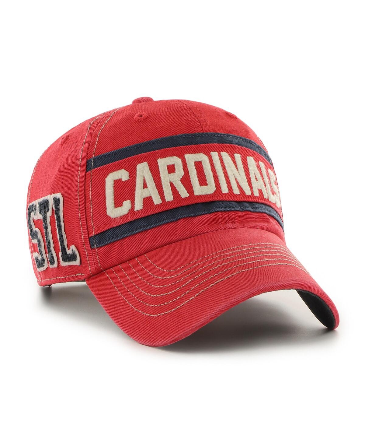 47 Brand Men's ' Red St. Louis Cardinals Hard Count Clean Up Adjustable Hat