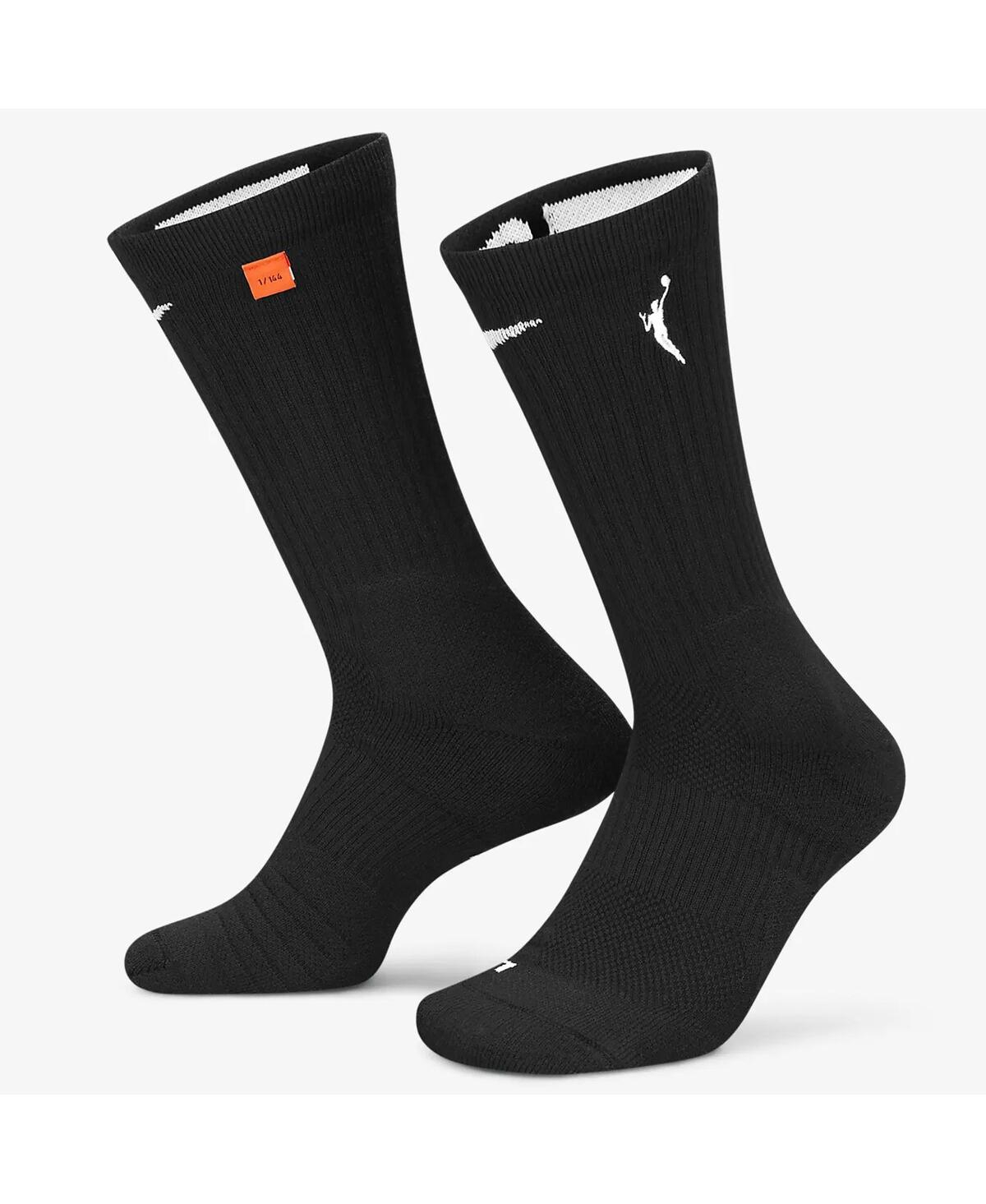 Nike Men's And Women's  Black Wnba Team 13 Elite Performance Crew Socks In Multi