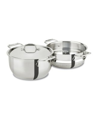 Stainless Steel 5 Qt. Covered Multi Pot with Steamer Insert