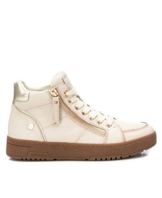 XTI Carmela Collection Women's Leather High Top Sneakers By XTI