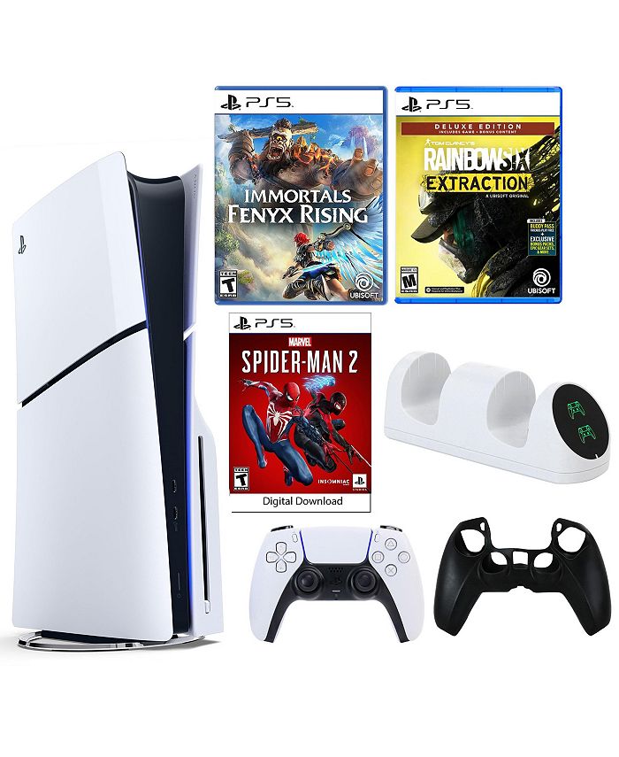 Sony - PlayStation 5 Slim Console – Marvel's Spider-Man 2 Bundle (Full Game  Download Included) - White