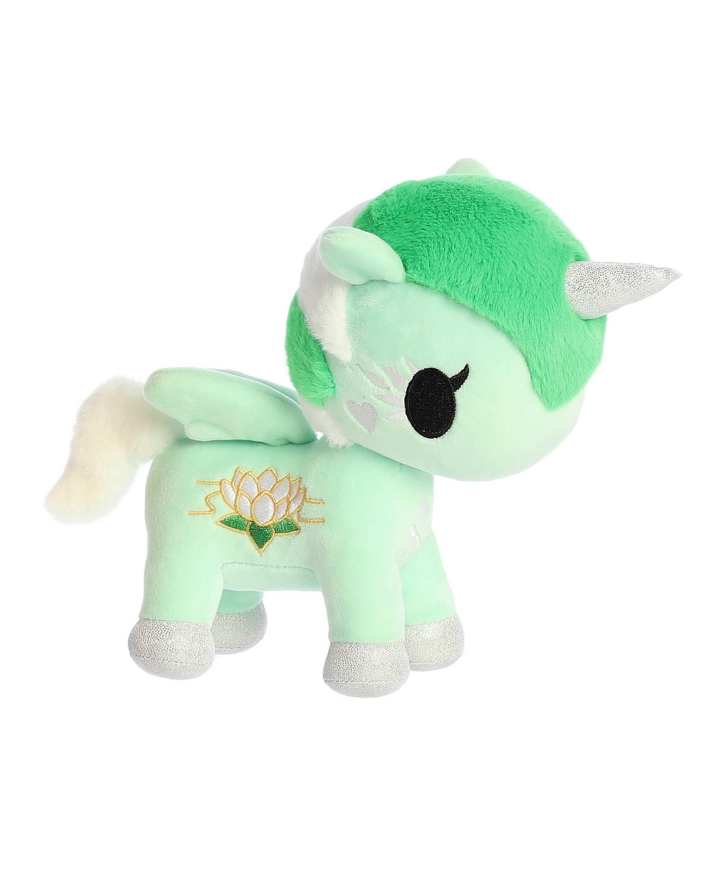Детская мягкая игрушка Aurora Small Flower Power Water Lily Unicorno tokidoki Enchanting Plush Toy 7.5" — фото 5