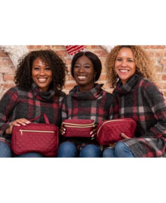 Travel Trio (3 Pieces) with Jewelry Case, Makeup Case, and Toiletry Bag | Travel Accessories