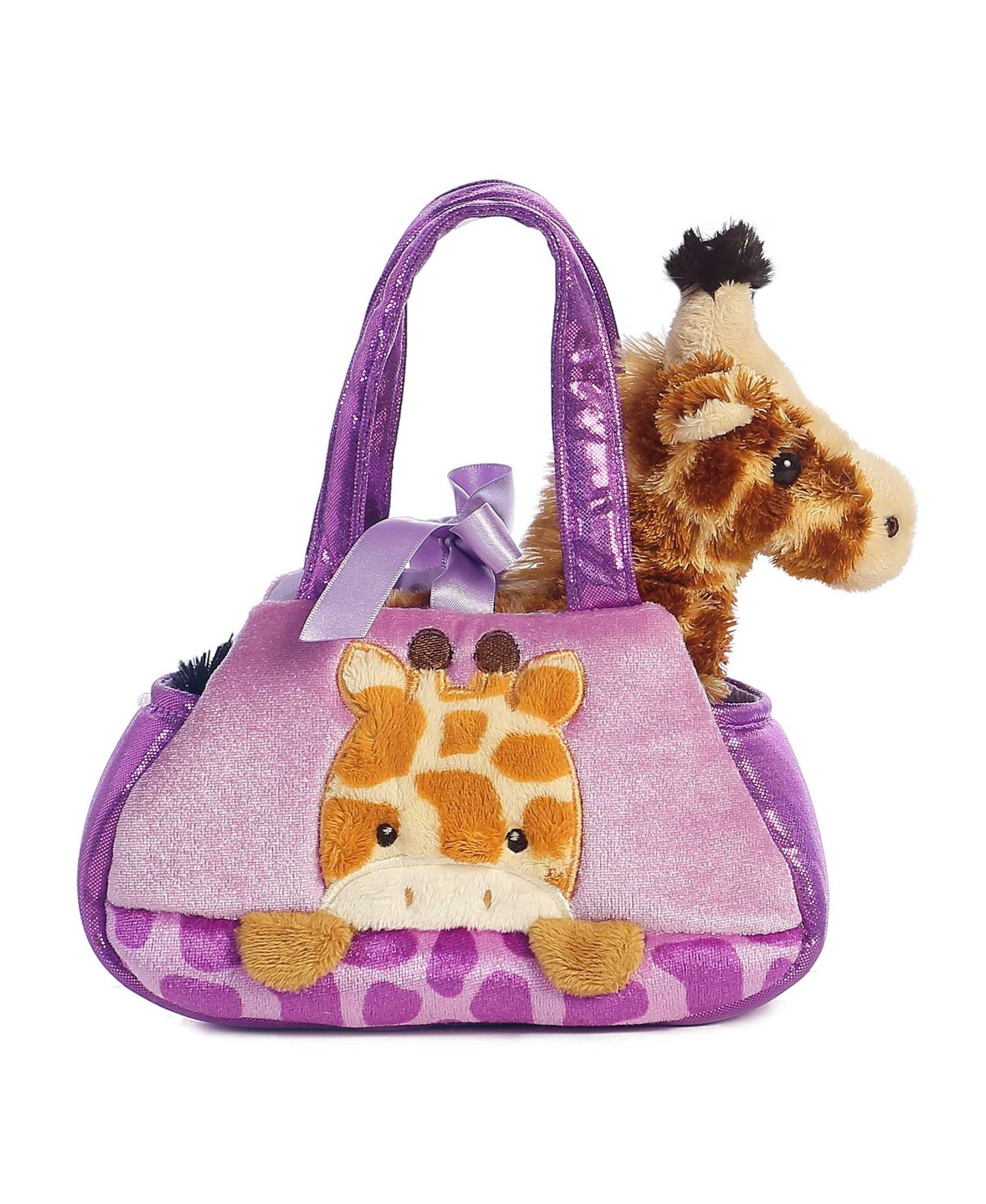Детские мягкие игрушки Aurora Fancy Pals Peek-A-Boo Giraffe Small Plush, 2-Piece Set — фото 1