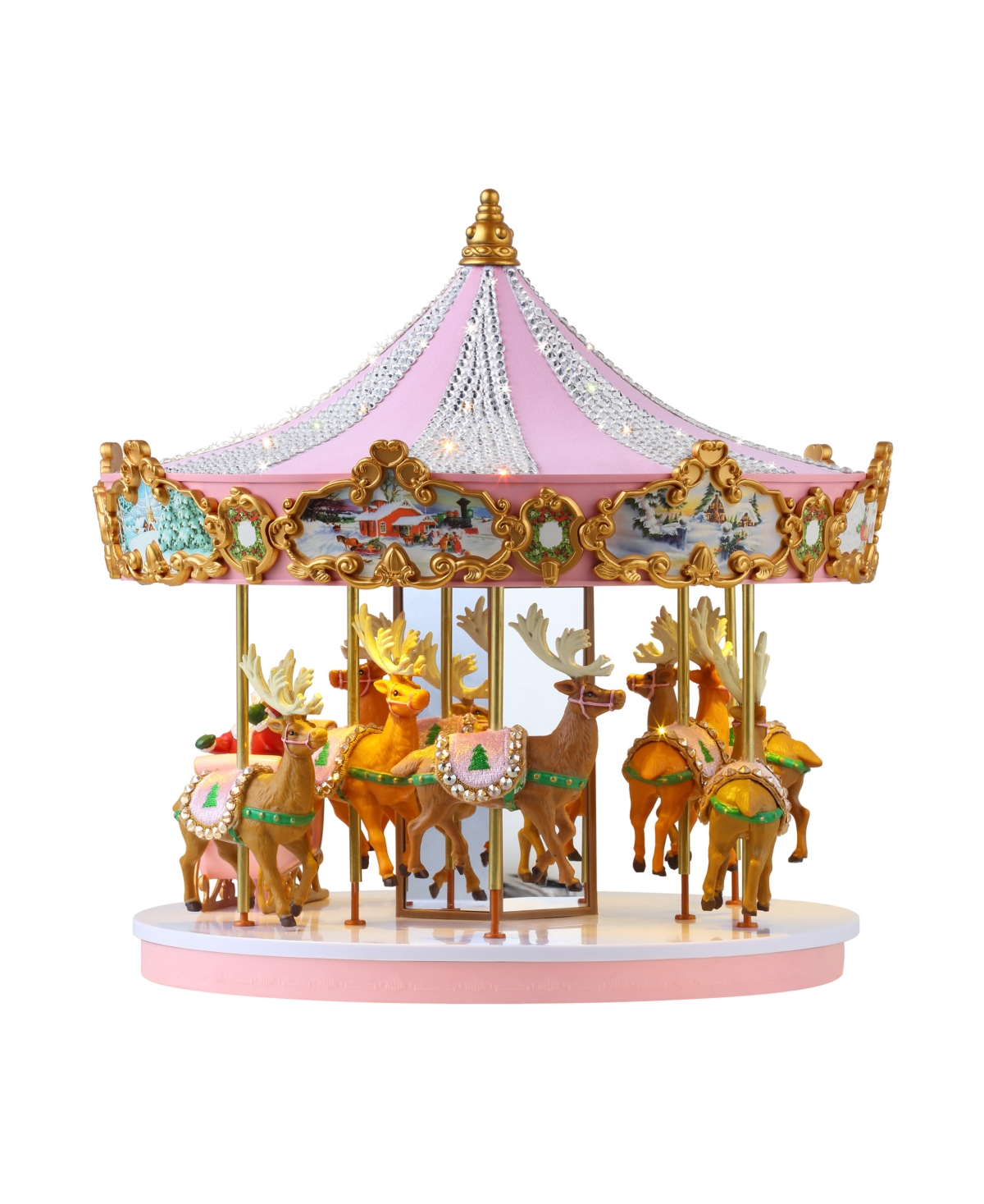 Animated Musical Crystal Carousel