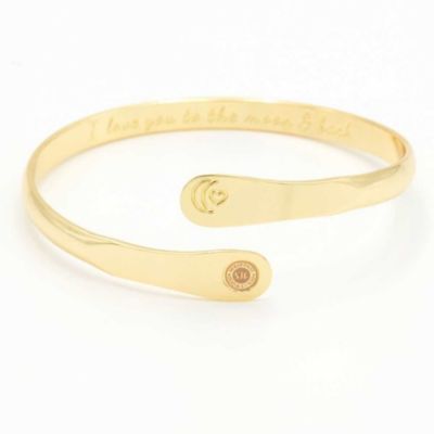 Engraved I love you to the moon and back Bracelet