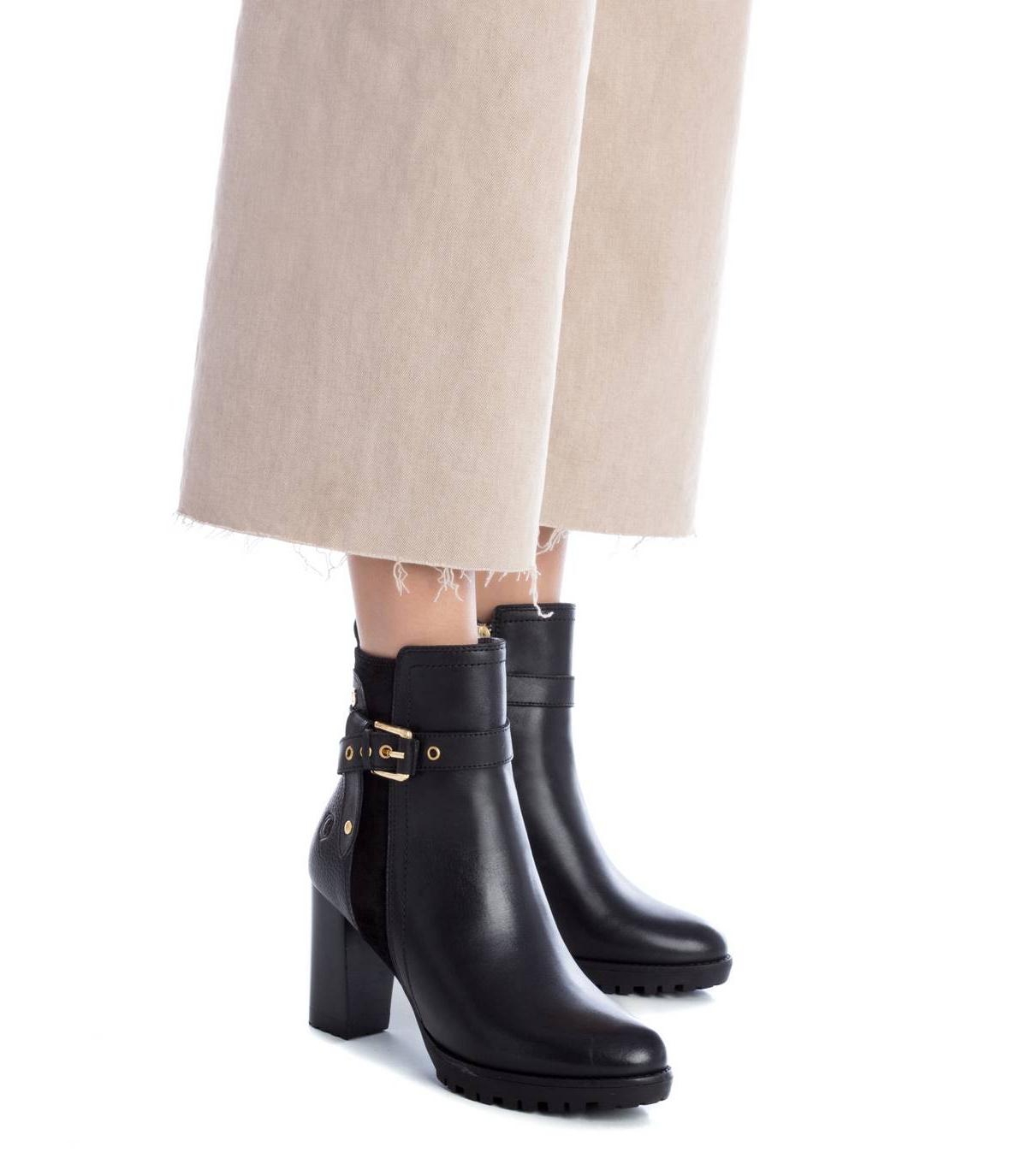 Carmela Collection Women's Leather Booties By Xti