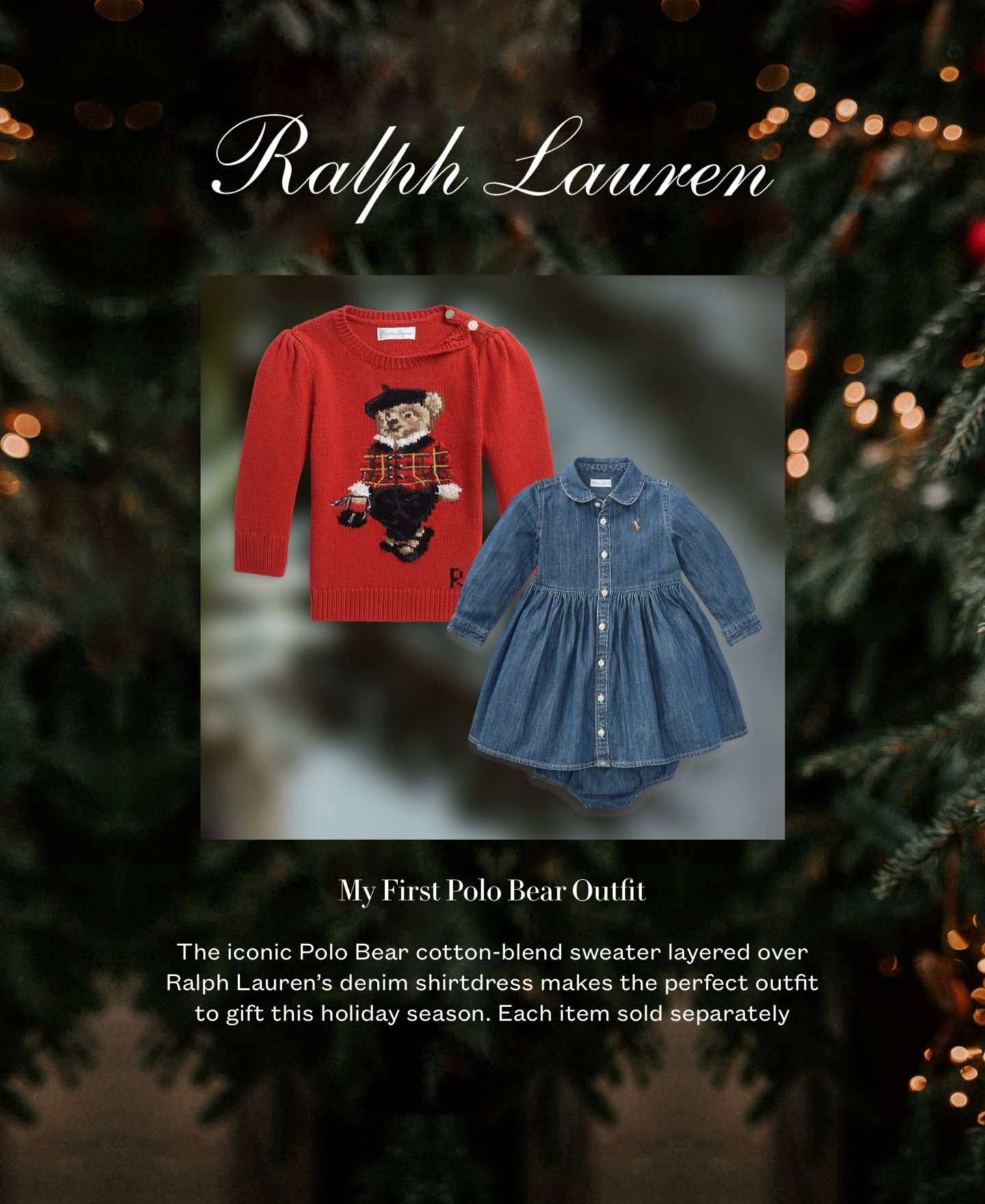 Детское джинсовое хлопковое платье-рубашка Polo Ralph Lauren для девочки, цвет: Синий — фото 4