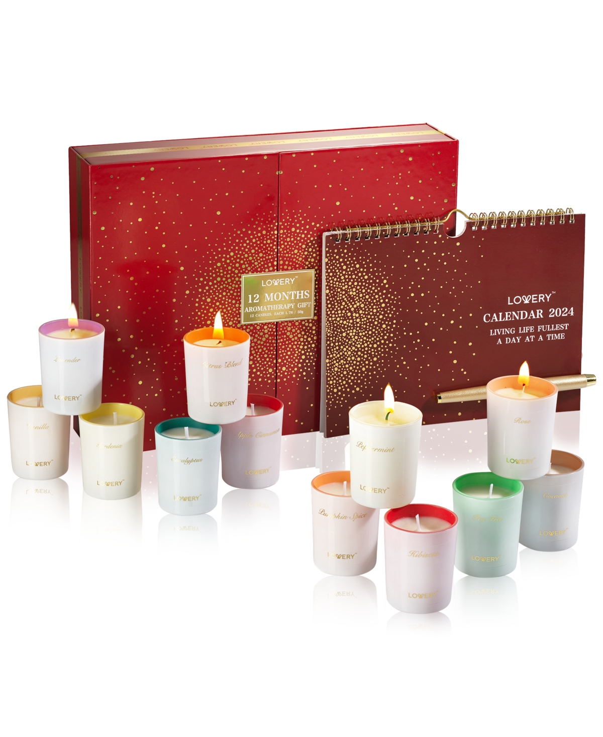 14-Pc. Limited Edition Candle Advent Calendar Aromatherapy Gift Set