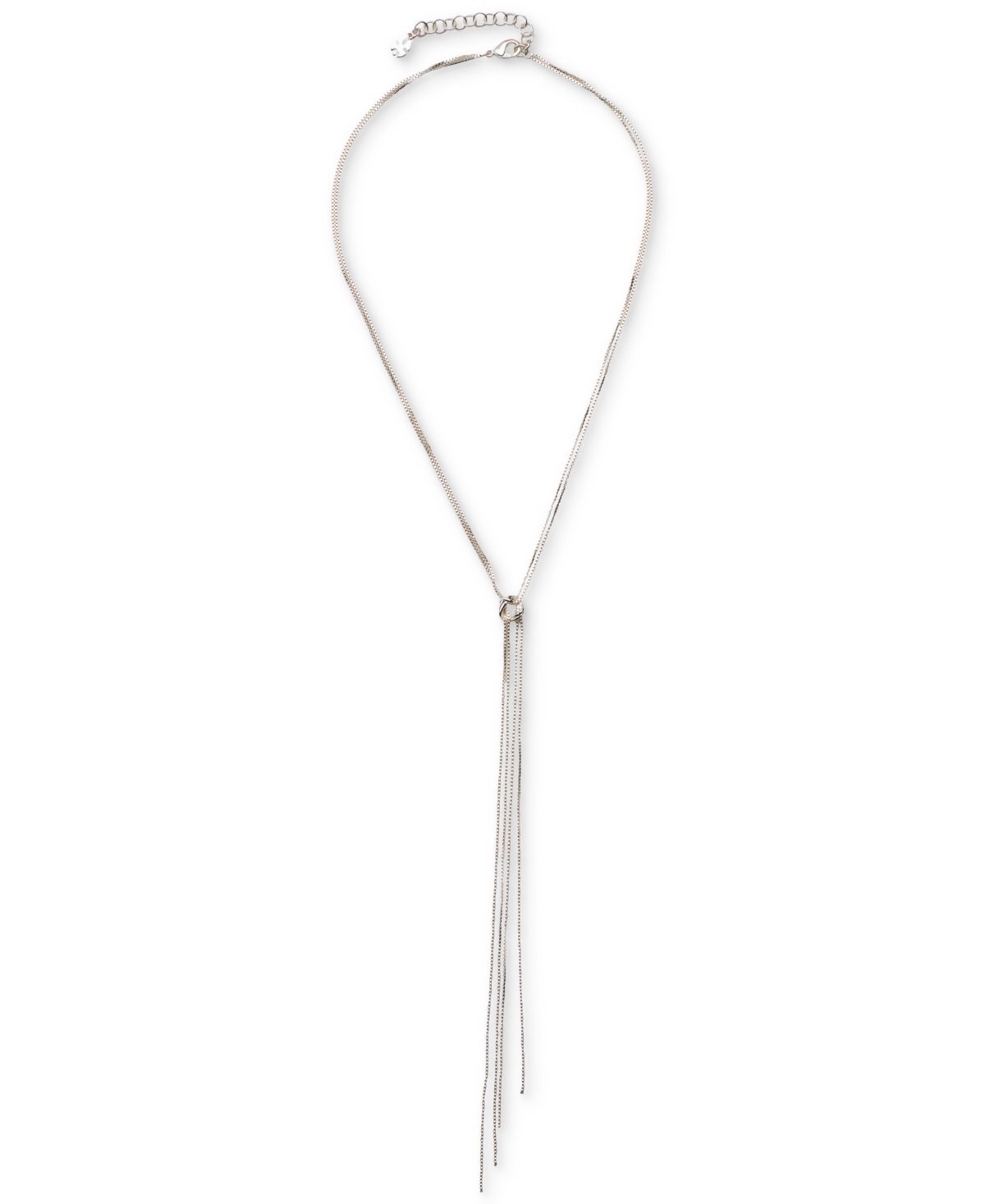 Lucky BrandTone Knotted Lariat Necklace, 17