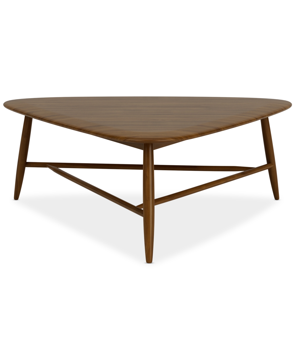 Eq3 Bernia Triangular Coffee Table In Brown