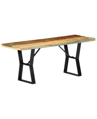 Bench 43.3" Solid Reclaimed Wood