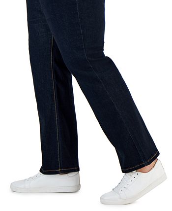 Style & Co Plus Size High-Rise Bootcut Jeans, Created for Macy's