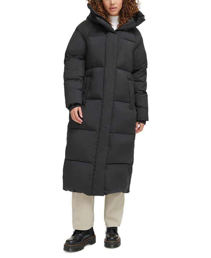 Levi's Women's Quilted Maxi Parka Jacket with Hood - Macy's