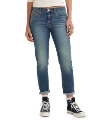 mey711！ Levi's Women's Relaxed Boyfriend Tapered-Leg Jeans - Macy's