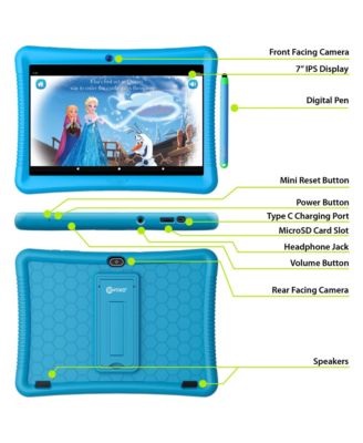 10" Kids Tablet with Epic! & Lingokids, 32GB Educational Android Tablet with Parental Controls & Kid-Proof Case