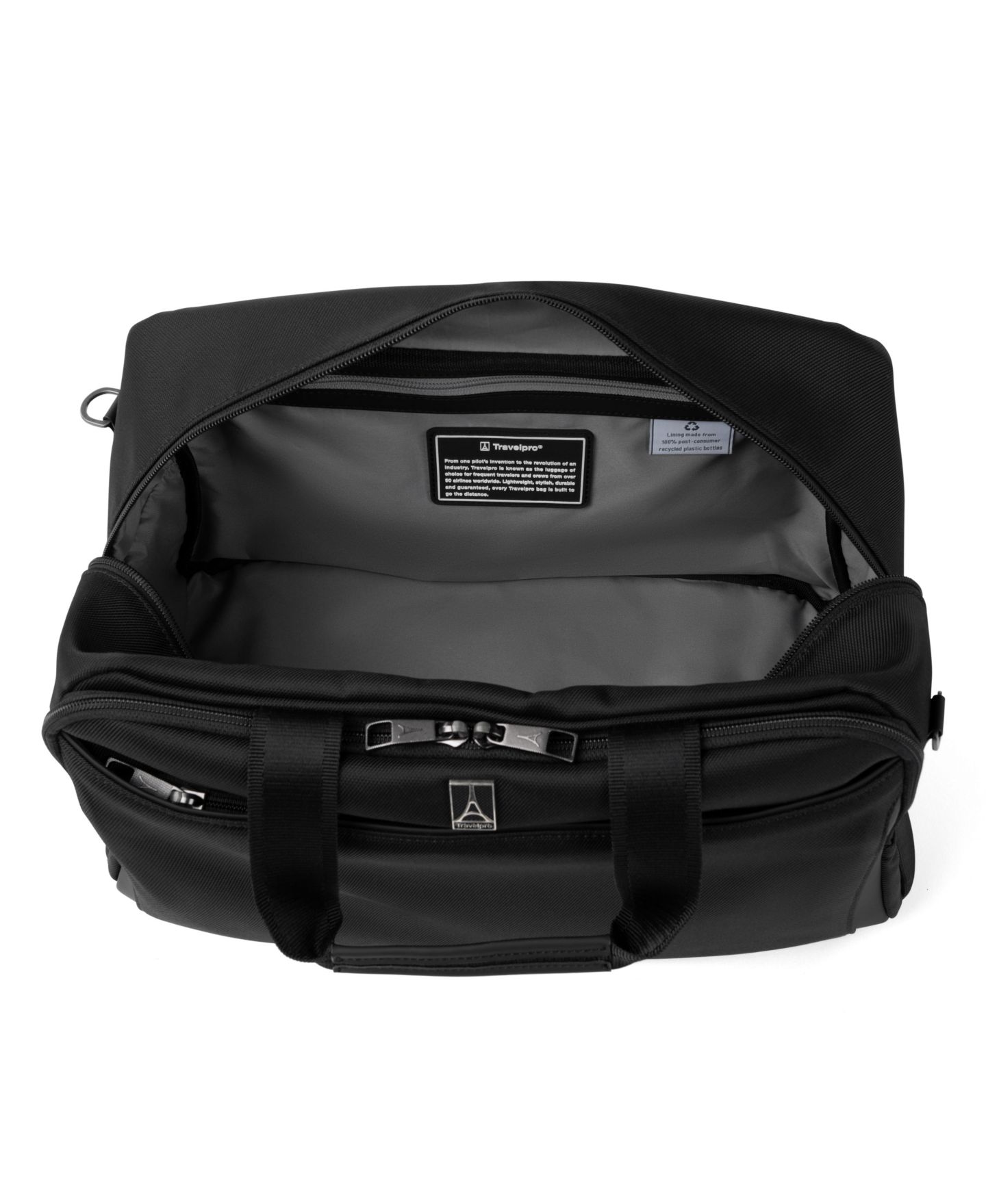 Сумка Travelpro Crew Classic 16" Tote, цвет: Угольно-чёрный — фото 5