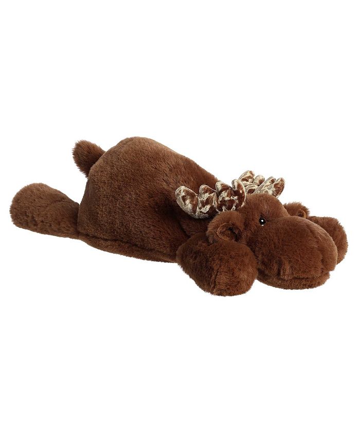 Aurora Large Snoozles Moose Snoozles Laid-back Plush Toy Brown 18" - Macy's