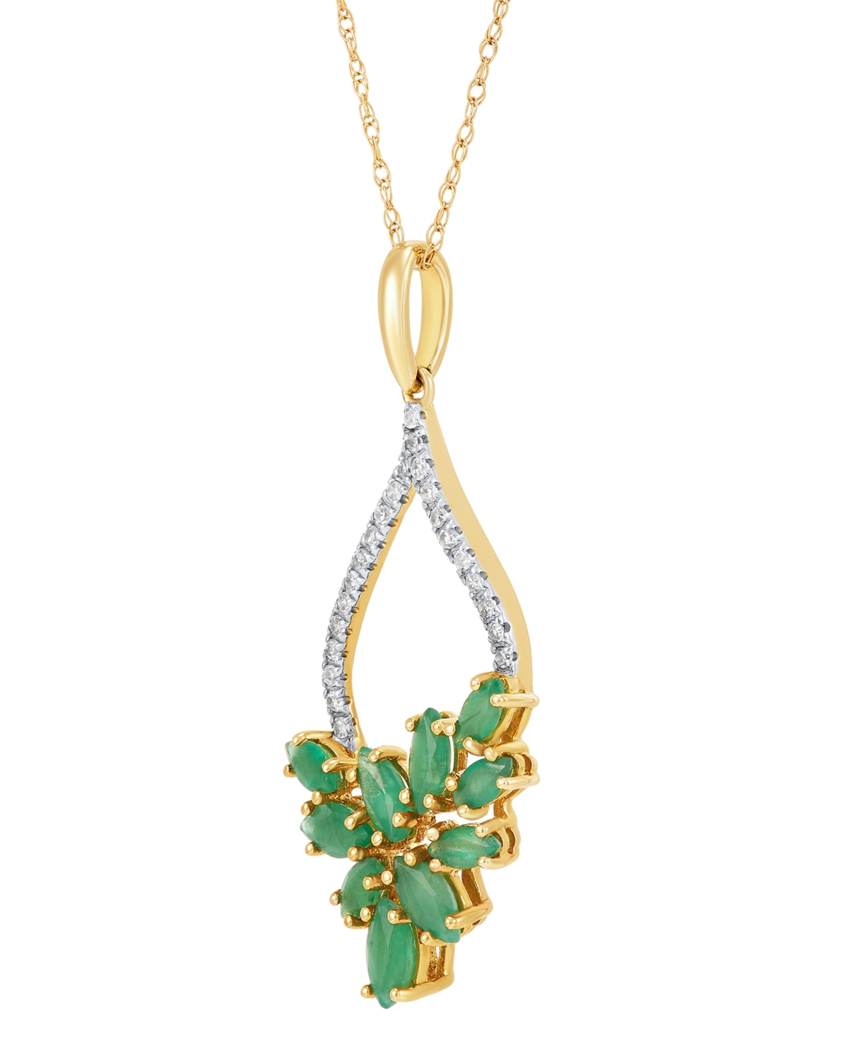 (1-1/3 ct. t.w.) & Diamond (1/10 ct. t.w.) Vine 18