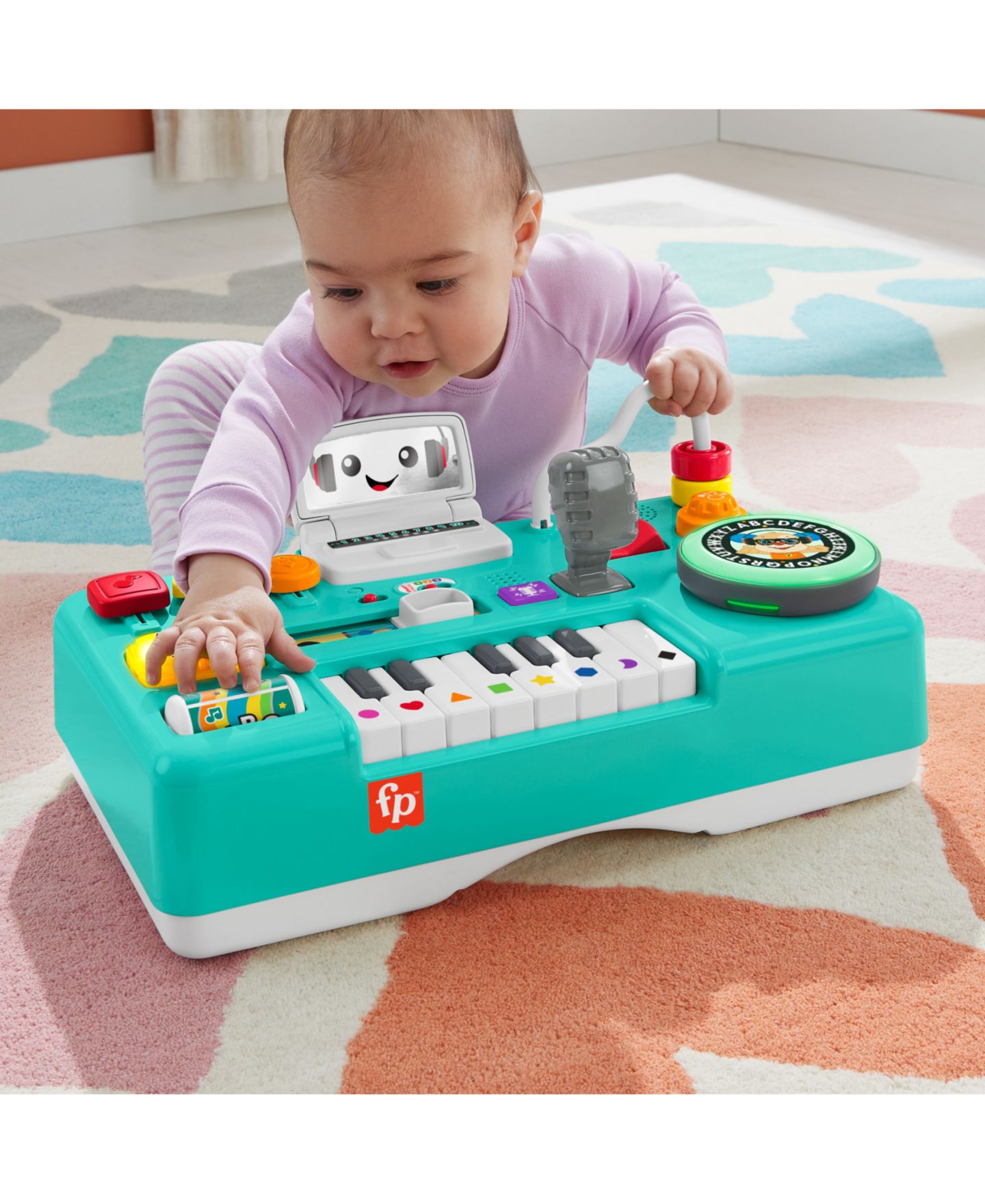 Детская игрушка Fisher Price Laugh & Learn Mix & Learn DJ Table — фото 6