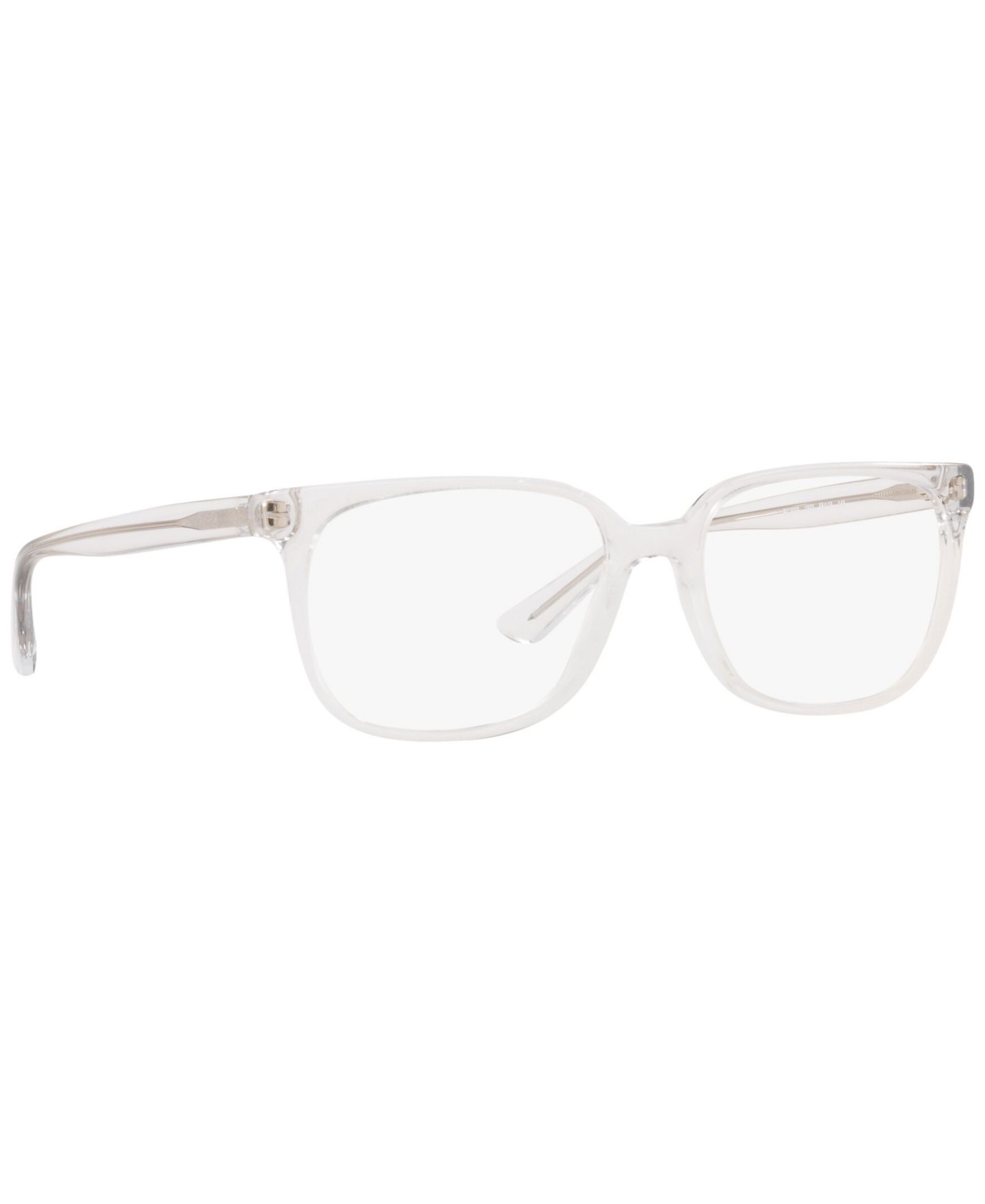Мужские очки LensCrafters Man Rectangle Plastic EC2009 Eyeglasses, цвет: Прозрачный — фото 3