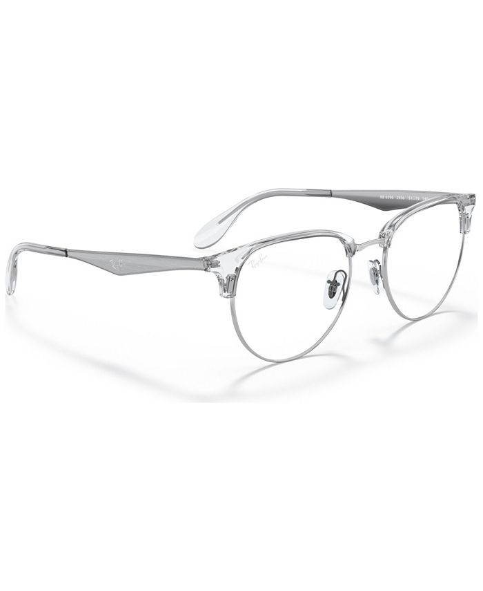 Ray-Ban Unisex Eyeglasses, RB6396 - Silver - 51mm