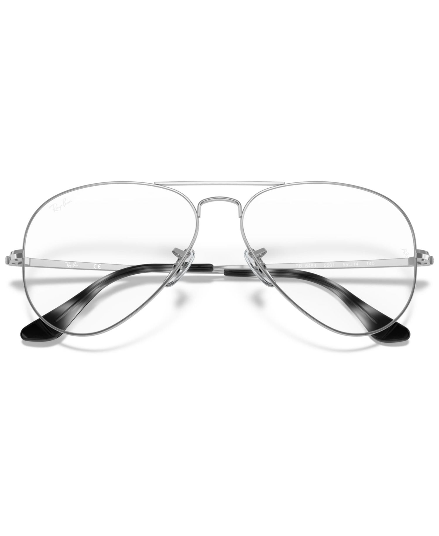 Unisex Pilot/Aviator Metal RB6489 Aviator Optics Eyeglasses