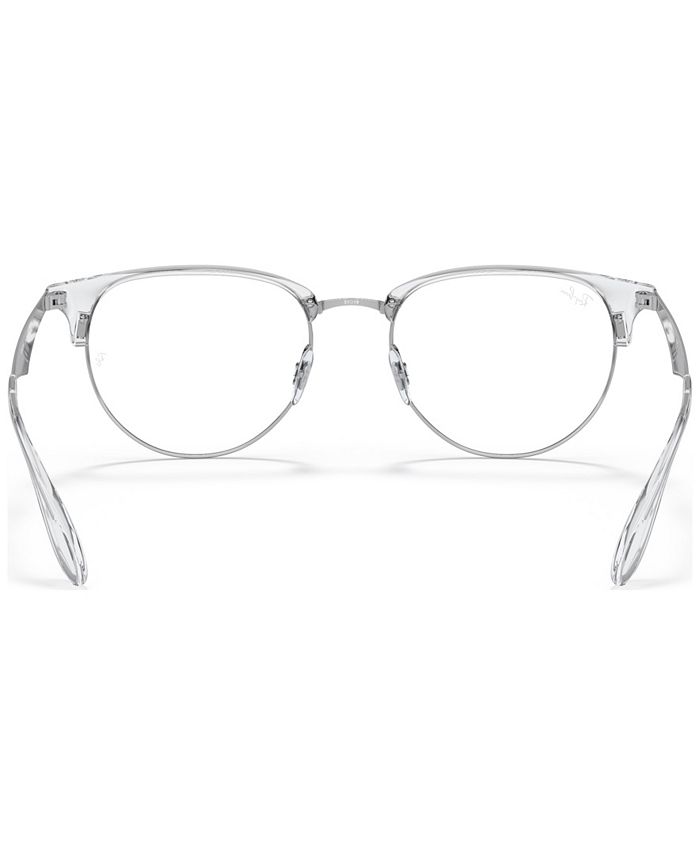 Ray-Ban Unisex Eyeglasses, RB6396 - Silver - 51mm