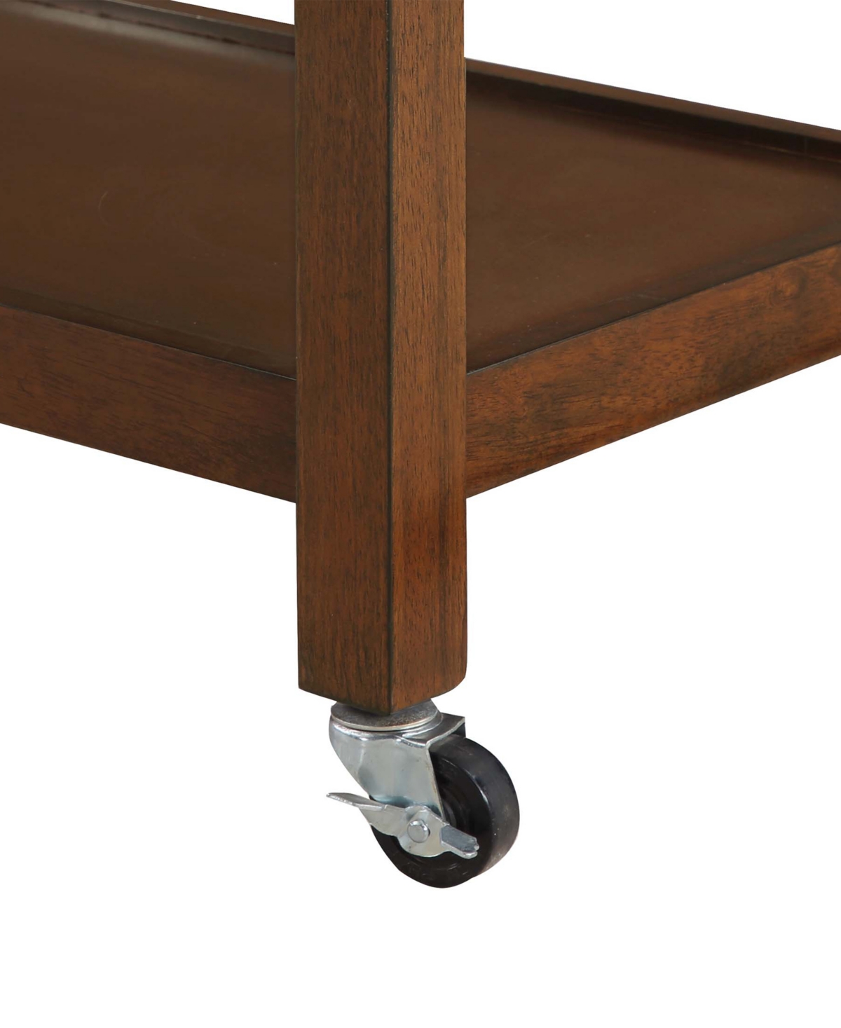 Convenience Concepts American Heritage Wood 3 Tier Butcher Block Kitchen Cart - Butcher Block