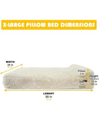 Orthopedic Dog Bed Memory Foam With Pillow XLarge