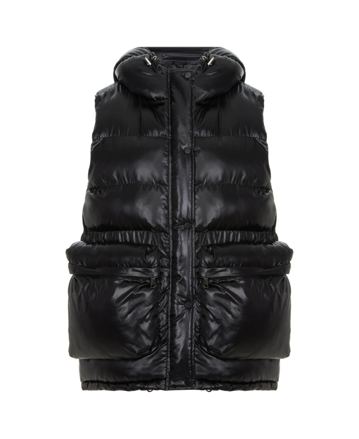 NOCTURNE WOMEN'S HOODED PUFFER VEST