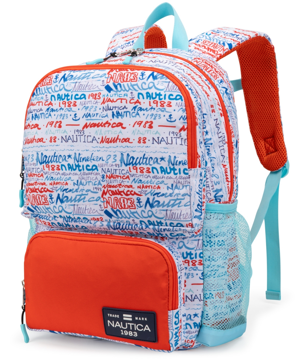 Nautica Kids Backpack For School, 16" H In Graffiti