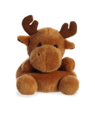 Aurora Mini Cinnamon Moose Palm Pals Adorable Plush Toy Brown 5" - Macy's